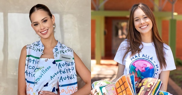 Dahiana Gatzke hizo honor a su proyecto social en la presentación de Miss Mundo - EPA