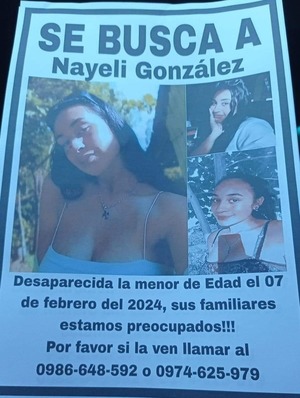 Guairá: menor se encuentra desaparecida y su familia pide ayuda para localizarla - trece
