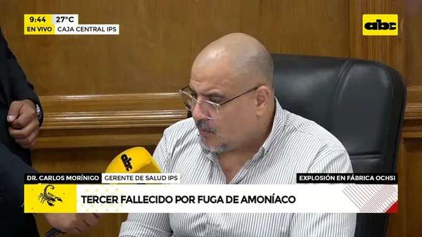 Video: Explosión y fuga de amoníaco en Ochsi suma un tercer fallecido - ABC Noticias - ABC Color