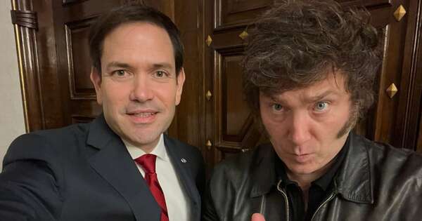 La Nación / Milei firmó taza al senador Rubio: “No hay plata”