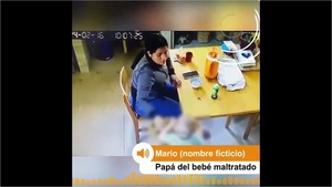 "Prácticamente le estaba torturando", dice el padre de menor maltratado por su niñera - Noticias Paraguay