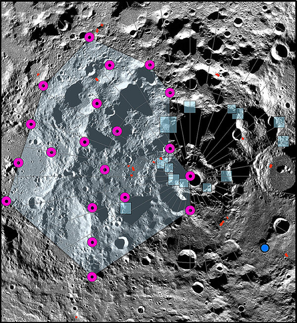 La luna se encoge