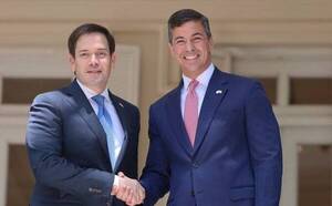 El presidente Santi Peña recibió al senador yanqui Marco Rubio