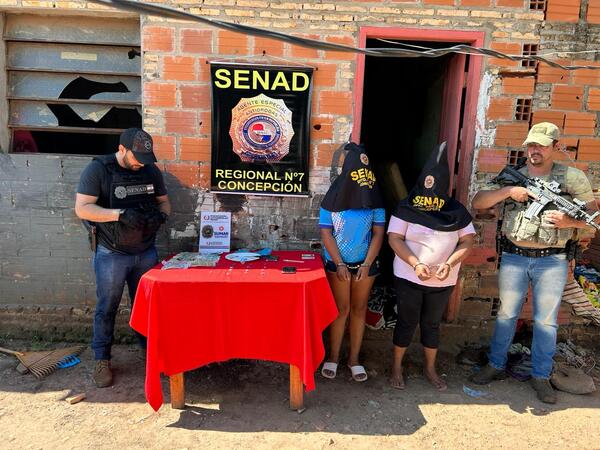 Madre e hija detenidas por venta de crack en Concepción
