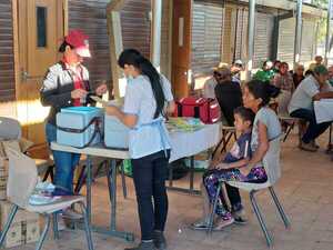 Más de 100 personas asistidas en Pozo Hondo, Mistolar y Cañada de los Monos en jornadas de trabajo