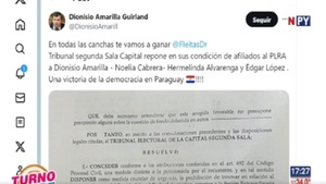 Tribunal ordena reincorporación de senadores expulsados del PLRA - Noticias Paraguay