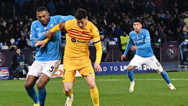 Barcelona y Napoli dejan todo abierto para la vuelta