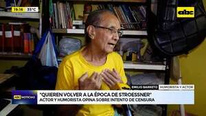 Intento de censura de Yamy Nal: “Quieren volver a la época de Stroessner”, opinó el humorista  - ABC Noticias - ABC Color