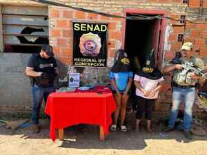 Madre e hija detenidas por venta de crack en Concepción