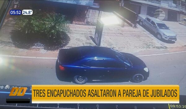 Encapuchados asaltaron a pareja de jubilados en San Lorenzo | Telefuturo