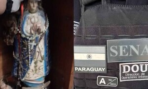 Encuentran droga oculta en imagen de la Virgen de Caacupé en Villa Hayes – Prensa 5