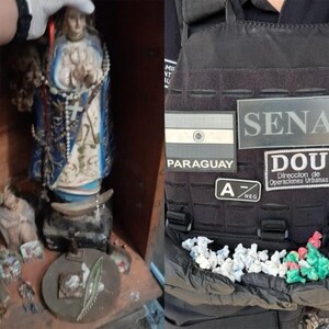 DROGA OCULTA EN IMAGEN DE LA VIRGEN DE CAACUPÉ - La Voz del Norte