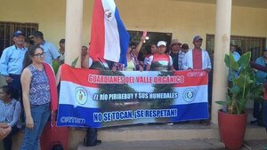 Arroyos y Esteros: denuncian «represión» durante manifestación contra instalación de vertedero
