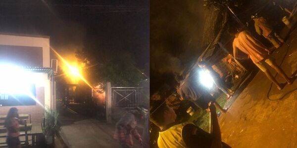 VIVIENDA SE INCENDIÓ EN EL BARRIO CHAIPE DE ENCARNACIÓN - Itapúa Noticias