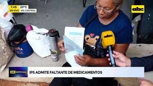 Video: IPS admite faltante de medicamentos - ABC Noticias - ABC Color