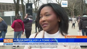 Malestar entre los turistas por una huelga que les impide ver la Torre Eiffel