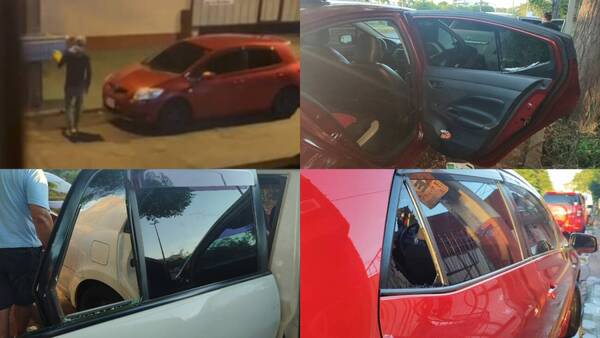 "Tortoleros" actuaron con todo en Encar: más de 8 vehículos afectados