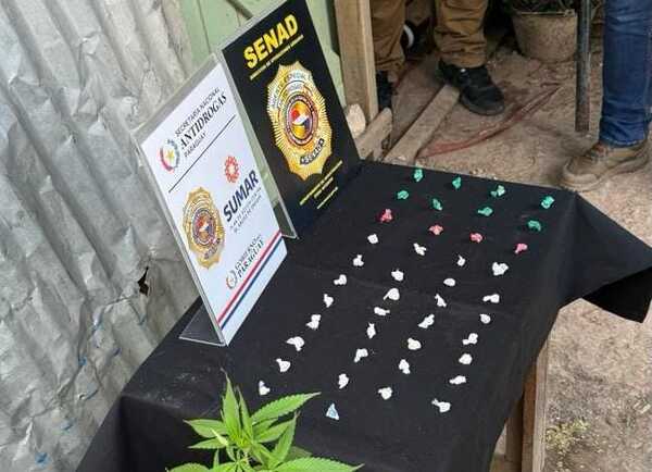 SENAD desactivó foco de venta de drogas en Villa Hayes