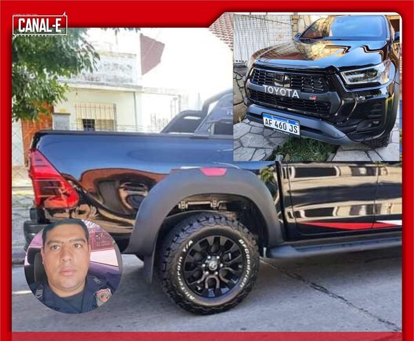 POLICÍA DETENIDO POR MANEJAR CAMIONETA ROBADA DEL BRASIL