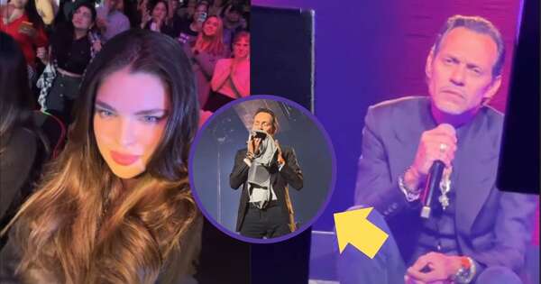 La Nación / Nadia Ferreira marcó “territorio” en el último concierto de Marc Anthony