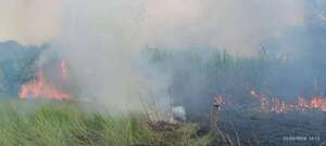 Alerta de bomberos por humo e intensos incendios forestales en Benjamín Aceval y ruta Luque-San Bernardino - Policiales - ABC Color