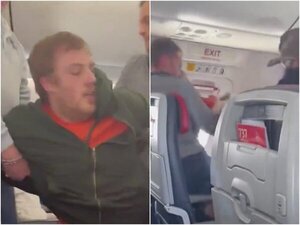 Un hombre intentó abrir la puerta de emergencia de un avión en pleno vuelo en EEUU - ADN Digital