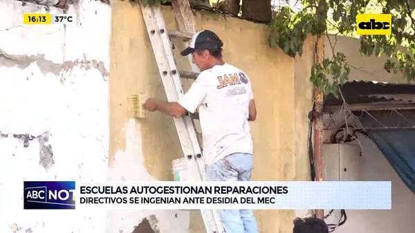 Video: ante un MEC ineficiente, padres y docentes deben encargarse de reparar escuelas públicas - ABC Noticias - ABC Color