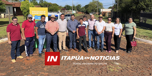 INAUGURAN EMPEDRADO CON CORDÓN CUNETA EN EL DISTRITO DE CAMBYRETÁ - Itapúa Noticias