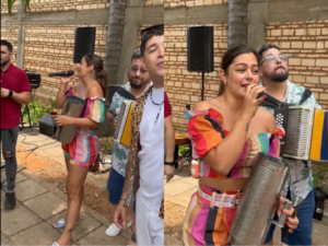 (VIDEO). Al ritmo del vallenato continua la fiesta de cumple de Larissa Riquelme