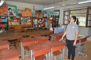 Dividirán aulas para iniciar las clases en escuela de Villarrica - Nacionales - ABC Color