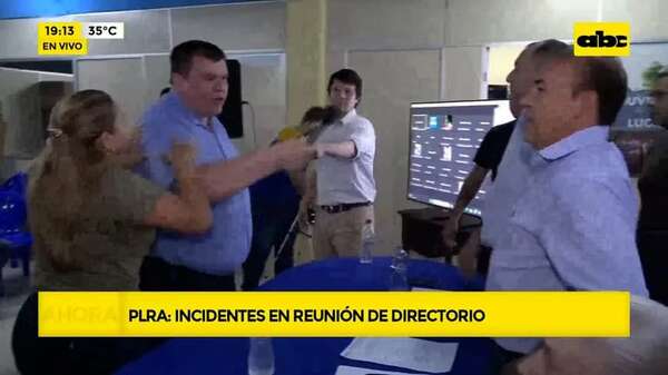 PLRA: incidentes en reunión del directorio - ABC Noticias - ABC Color