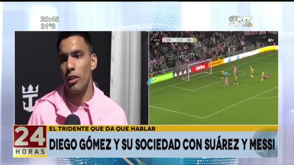 Diego Gómez y su sociedad con Suárez y Messi - SNT