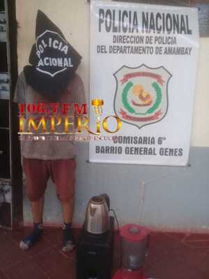 Joven recién salido de la cárcel fue detenido por hurto domiciliario - Radio Imperio 106.7 FM