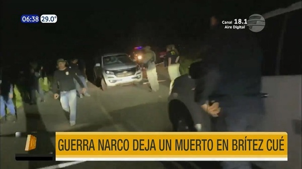 Enfrentamiento entre narcos deja un muerto en Brítez Cué - Noticias Paraguay