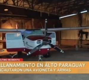 Incautan una avioneta y armas en Alto Paraguay - Paraguay.com
