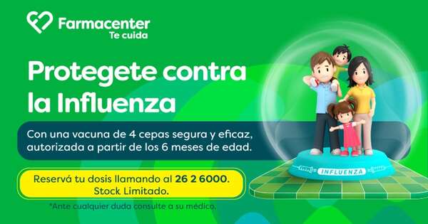 Diario HOY | Farmacenter invita a la prevención con su preventa de vacunas contra la influenza