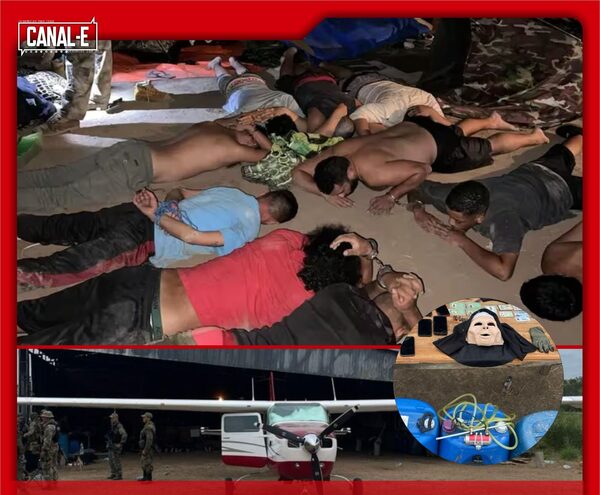 10 EXTRANJEROS FUERON DETENIDOS EN ALTO PARAGUAY CON FUSILES Y AVIONETA