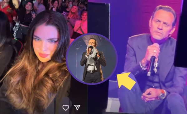 Nadia Ferreira marcó “territorio” en el último concierto de Marc Anthony