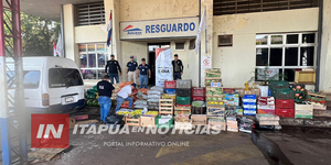INCAUTAN VEHÍCULO CON MERCADERÍAS PRESUMIBLEMENTE DE CONTRABANDO EN SAN RAFAEL DEL PNÁ. - Itapúa Noticias