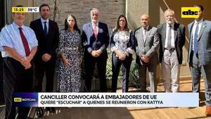 Video: Canciller convocará a embajadores de la UE reunidos con Kattya González - ABC Noticias - ABC Color