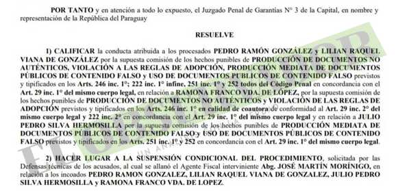 Matrimonio que fraguó documentos para apropiarse de una bebé obtiene salida procesal