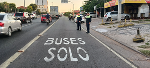 Patrulla Caminera informa unas 180 multas por invadir carril único en exTranschaco - Unicanal