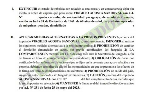 Se entregó acusado por millonario desvío en la Gobernación de Central 