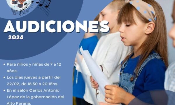 Invitan a ser parte de «Niños cantores de la ciudad»