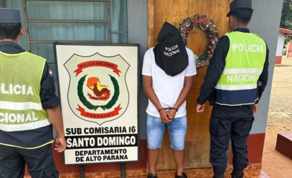 Capturan en Yguazú a joven buscado por abuso infantil