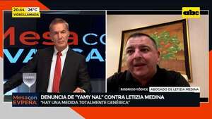 Video: denuncia de ‘’Yamy Nal’' contra Letizia Medina - Mesa de Periodistas - ABC Color