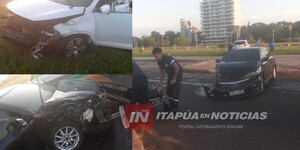 UNA MUJER RESULTÓ HERIDA TRAS COLISIÓN EN ENCARNACIÓN - Itapúa Noticias
