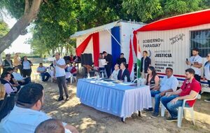 Ministerio de Justicia inauguró una oficina de Registro del Estado Civil en Carmelo Peralta