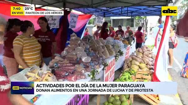 Video: Actividades por el Día de la Mujer Paraguaya - ABC Noticias - ABC Color