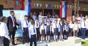 La Nación / Mejor infraestructura: Intendencia de Isla Pucú benefició a 170 niños en su primer día de clases